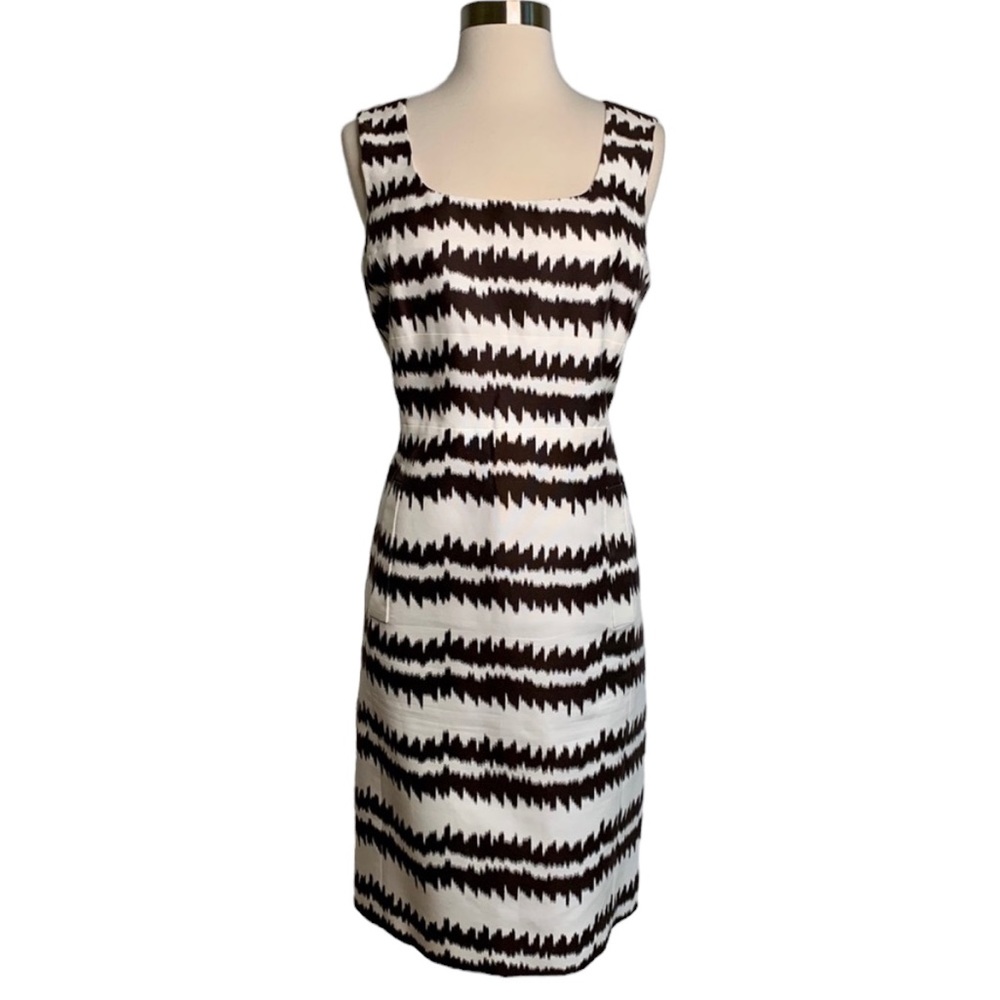 Carlisle Collection Ikat Print Sheath Dress